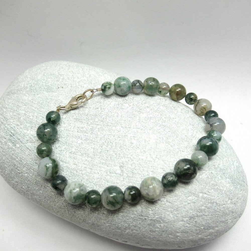 Moss Agate Bracelet